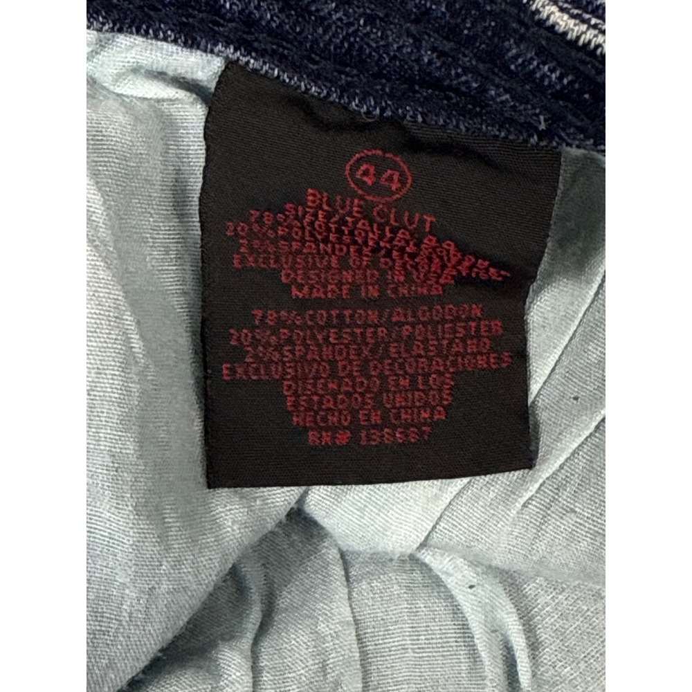 Blue Cult Mens 44 Blue Acid Wash Moto Denim Jeans Whiskered Crinkled Streetwear - Picture 8 of 16